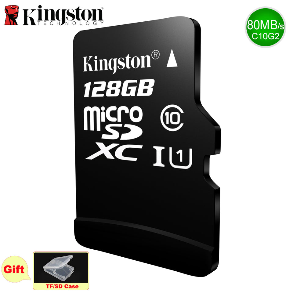 Kingston Memory Card 128GB Class10 Micro SD Card SDHC/SDXC TF Card C10 Car recorder Card UHS-I Flash Memoia Card For Cellphone