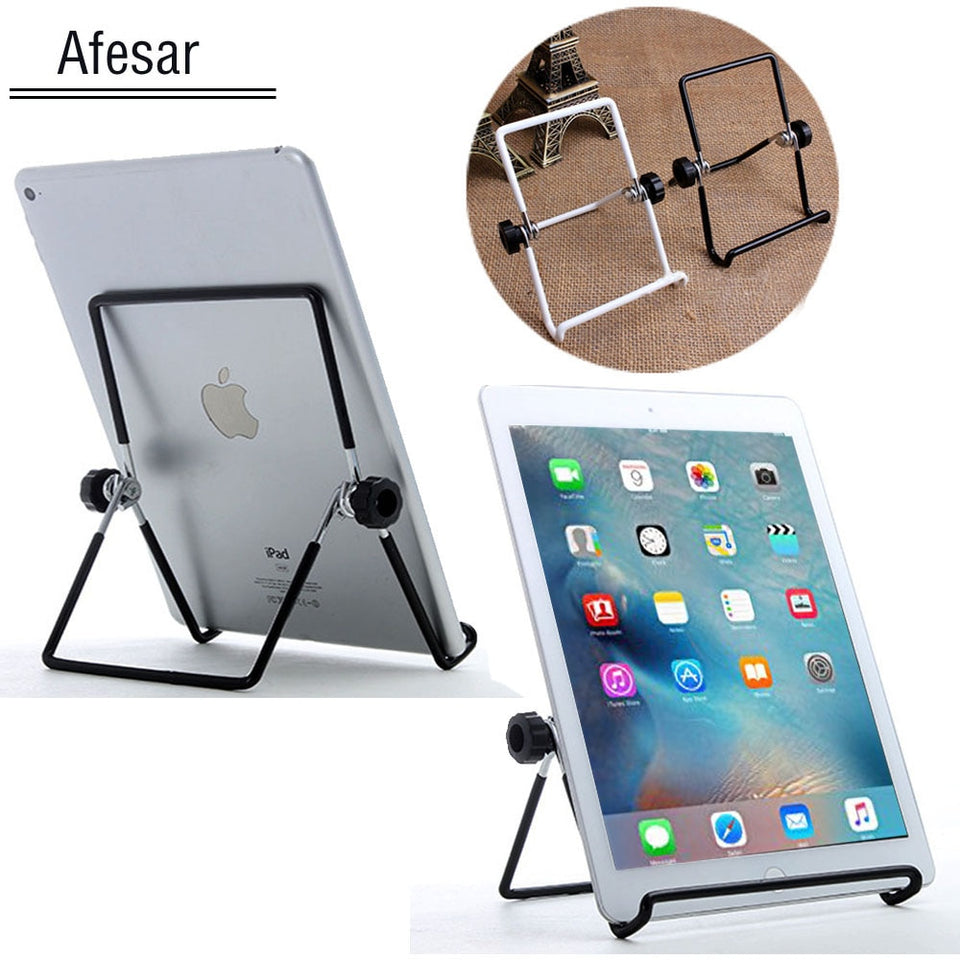 Afesar Universal Tablet Stand Mobile Cellphone Metal Dock holder Bracket For ipad iphone Samsung tablet Mount Support Tablette